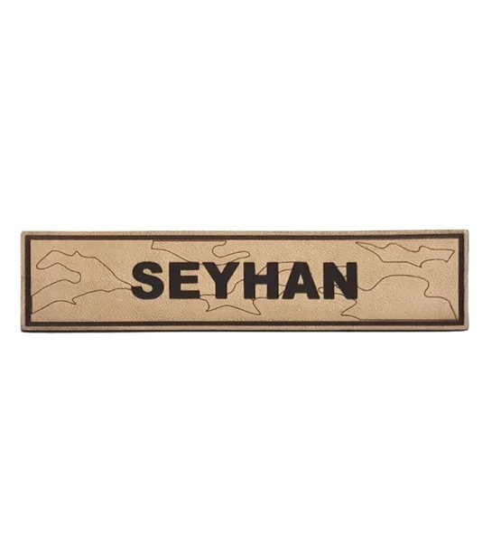 Deri İsimlik 3x13 cm (Cırtlı) ürün görseli 1
