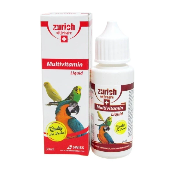 Zurich Veterinaire Kuş Multivitamin 30 ml ürün görseli 1