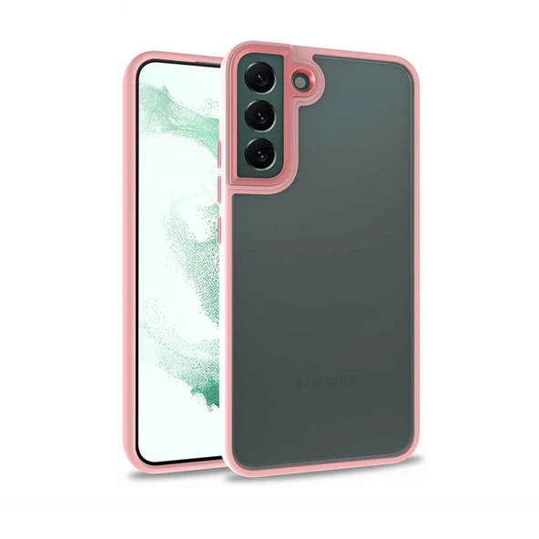Galaxy S22 Kılıf Zore Flora Buton,Kenar Çevresi Renkli Kılıf ürün görseli 1
