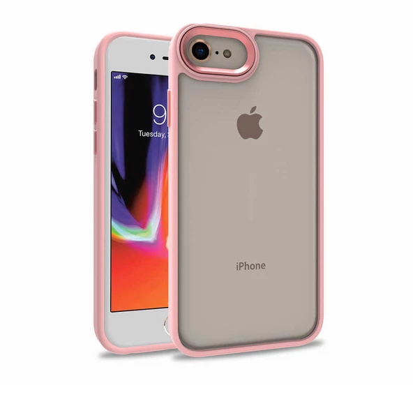 Apple iPhone SE 2022 Kılıf Flora Buton,Kenar Çevresi Renkli Kılıf ürün görseli 1