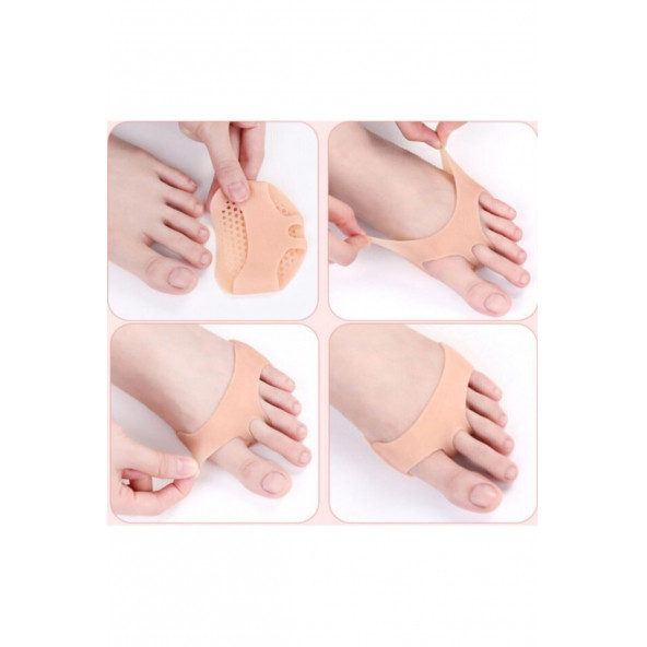 Ayakkabı Vurma Önleyici Koruyucu Nasır Önleyici Orta Parmağa Geçen Metatarsal Silikon Pad ürün görseli 1