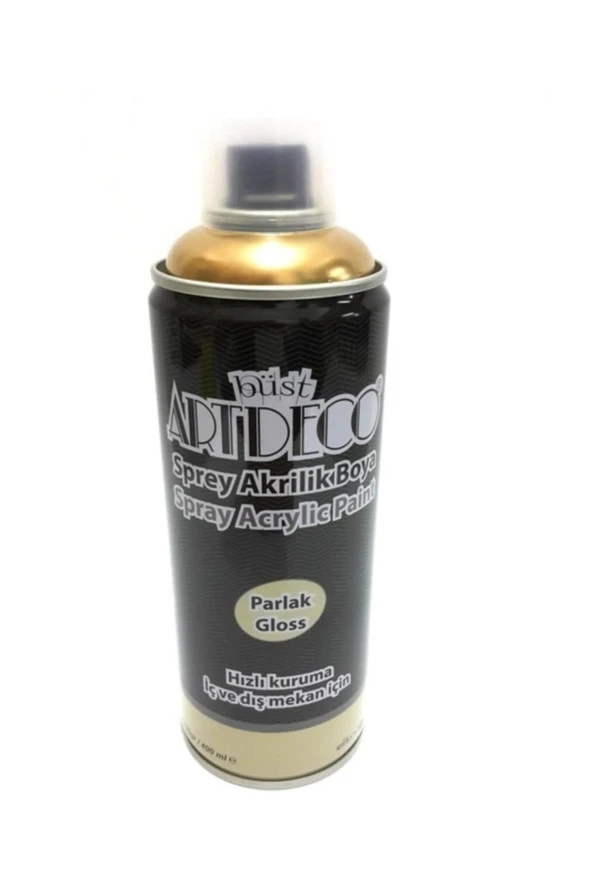 Artdeco Akrilik Sprey Boya 400 ML Krom Altın Sprey Akrilik Boya ürün görseli 1