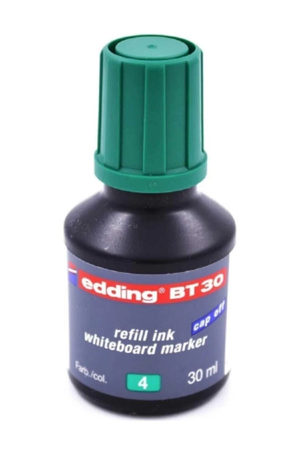Edding Tahta Kalem Mürekkebi Damlalıklı 30 Ml Yeşil Tahta Kalem Mürekkebi ürün görseli 1