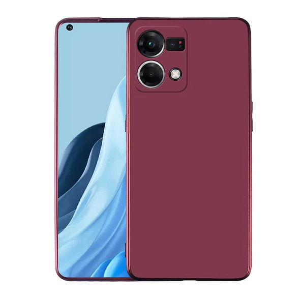 Gpack Oppo Reno 7 Kılıf Mat Lüx Kamera Korumalı Premier Mat Silikon - Resim 4