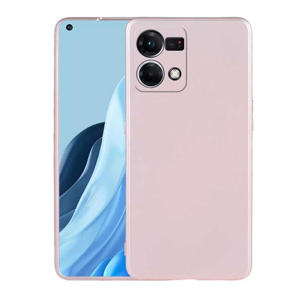 Gpack Oppo Reno 7 Kılıf Mat Lüx Kamera Korumalı Premier Mat Silikon - Resim 5