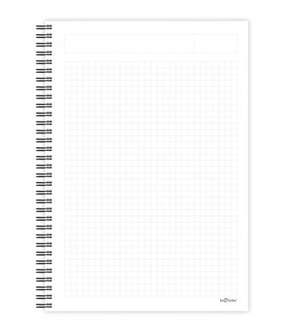 A4 Defter Kareli 200 syf Kask Polygonal - Resim 2
