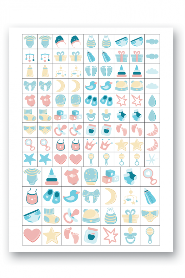 Lecolor Bebek Sticker Seti - Resim 7