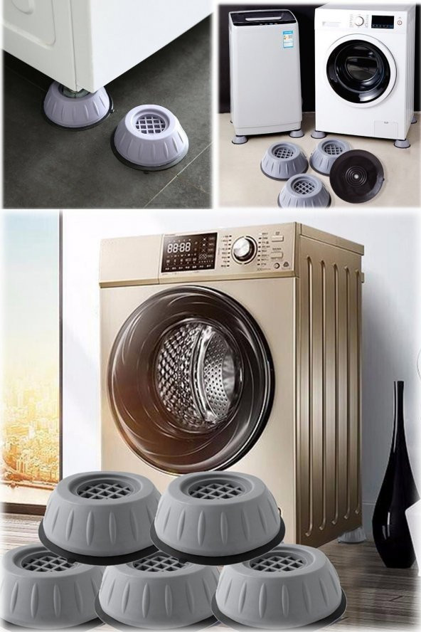 Silikon Tabanlı Ses Ve Titreşim Azaltıcı Ayaklık Çamaşır Makinesi Ve Kurutma Makinesi Denge Kurucu ürün görseli 1