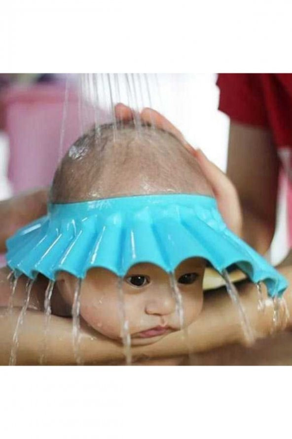 Bebek Banyo Şapkası Mavi ürün görseli 1