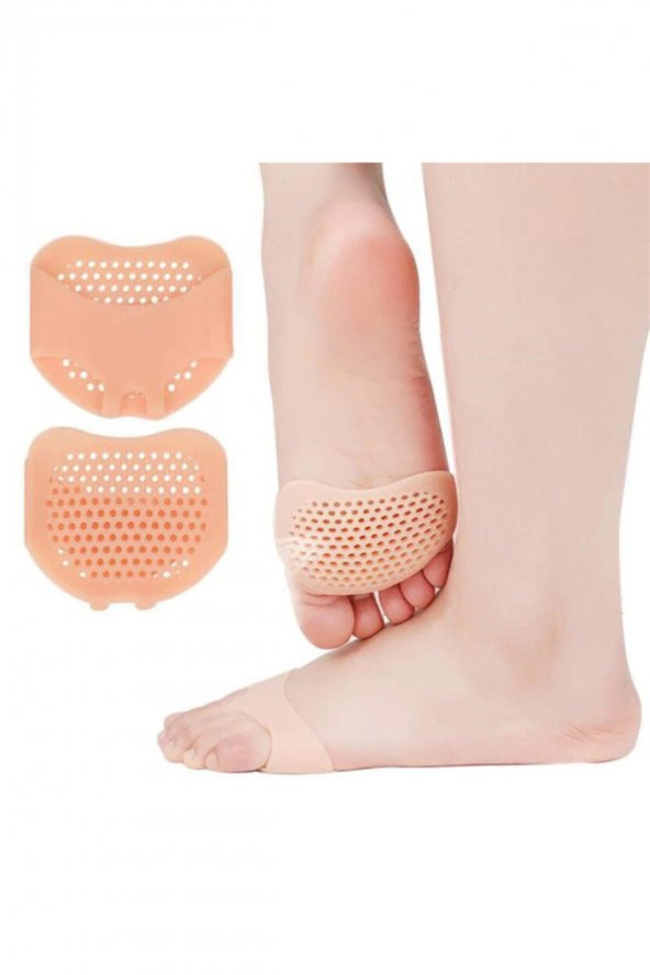 Orta Parmağa Geçen Metatarsal Silikon Pad Nasır Koruyucu Ayakkabı Vurma Önleyici Koruyucu ürün görseli 1