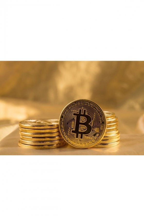 Madeni Bitcoin Hatıra Para - Resim 2