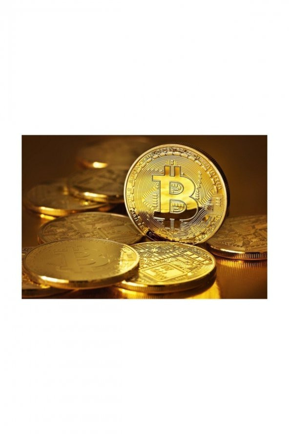 Madeni Bitcoin Hatıra Para - Resim 3