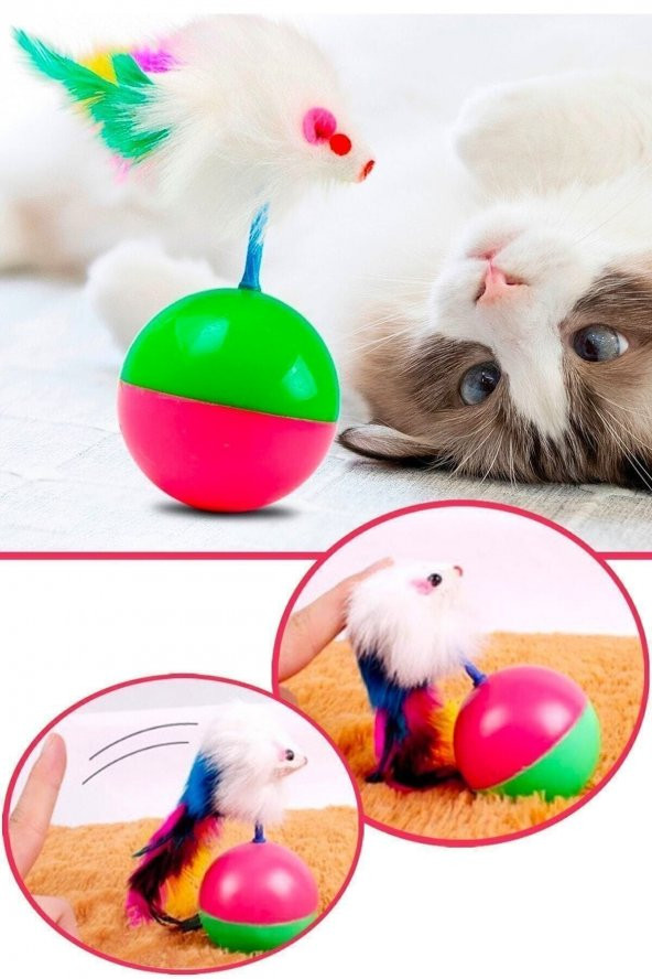 Kedi Oyun Topu Fareli Hacı Yatmaz ürün görseli 1