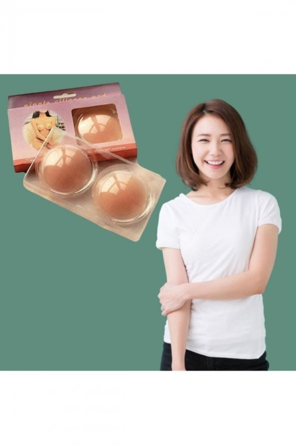 Silikon Göğüs Ucu Kapatıcı Gizleyici Bant Aparat Nipple Pad ürün görseli 1