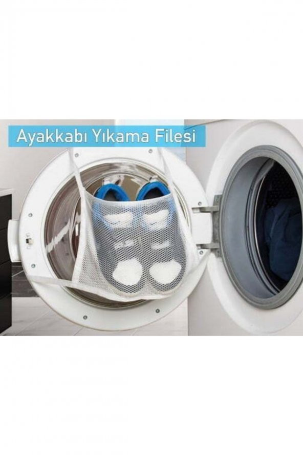 Hassas Çamaşır - Ayakkabı Yıkama Filesi Kapak Bağlamalı 35 X 20 Cm- ürün görseli 1
