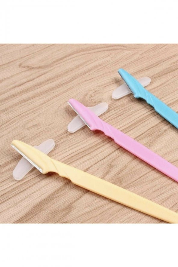 3lü Set Profesyonel Kaş Usturası Yüz Jilet Ve Kaş Şekillendirici Düzeltici ürün görseli 1