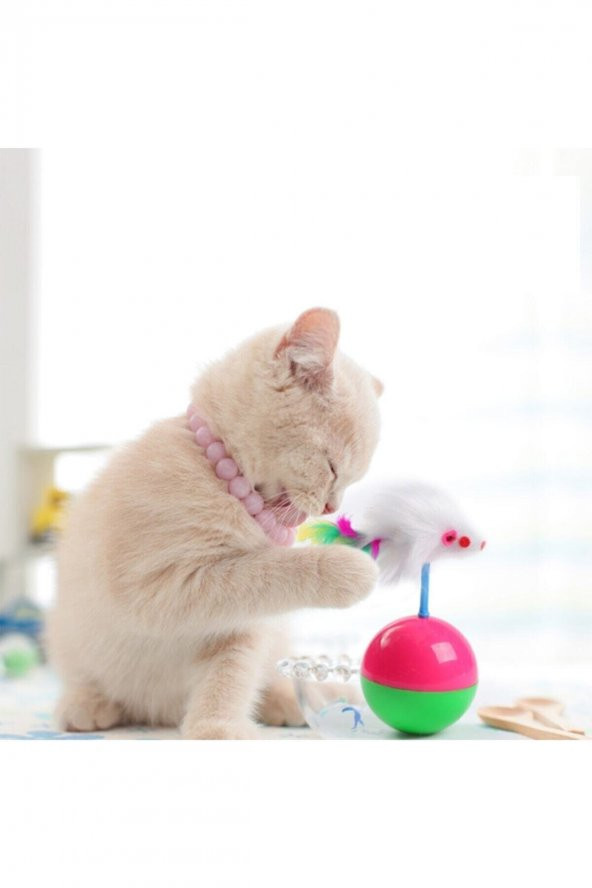 Kedi Oyun Topu Tüylü Fareli Hacı Yatmaz ürün görseli 1