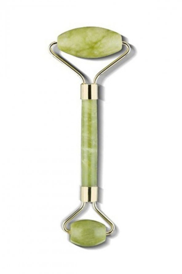 Jade Roller Yüz Masaj Aleti Cilt Yenileme Doğal Yeşim Taşı Cihazı ürün görseli 1