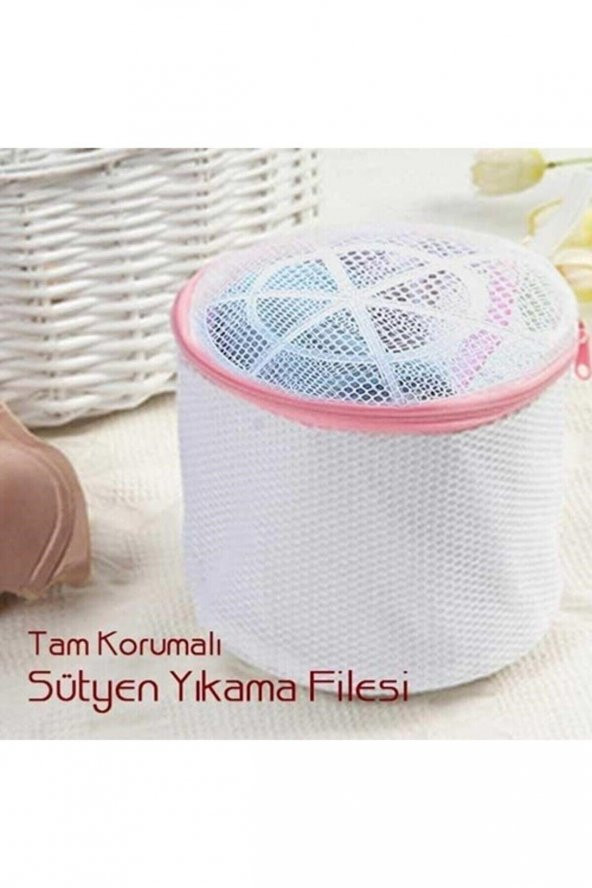 Sütyen Yıkama Filesi Tam Korumalı Hassas Çamaşır Yıkama Aparatı ürün görseli 1