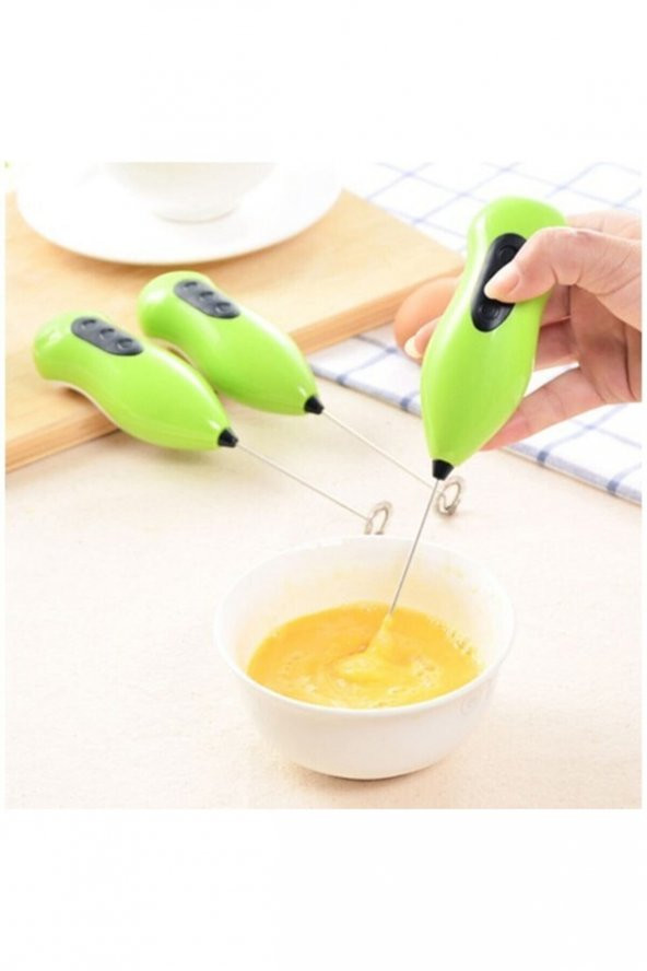 Pilli Mini Mixer Kahve Sür Köpürtücü Karıştırıcı ürün görseli 1