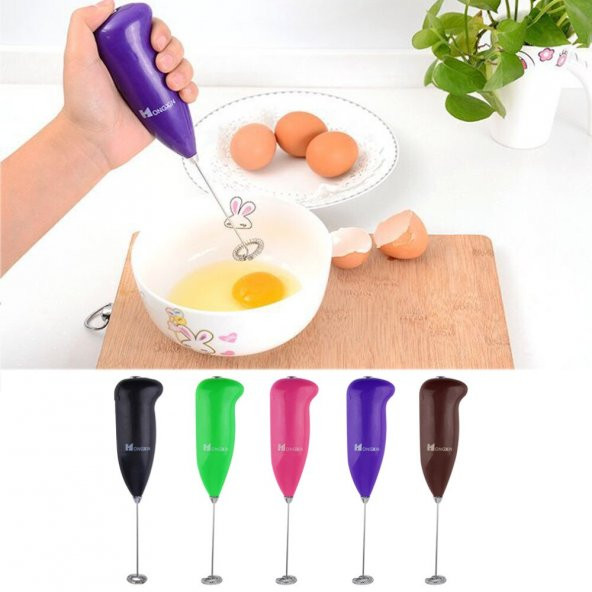 Mini Mixer Kahve Süt Cappucino Köpürtücü Karıştırıcı - Pilli Çırpıcı ürün görseli 1