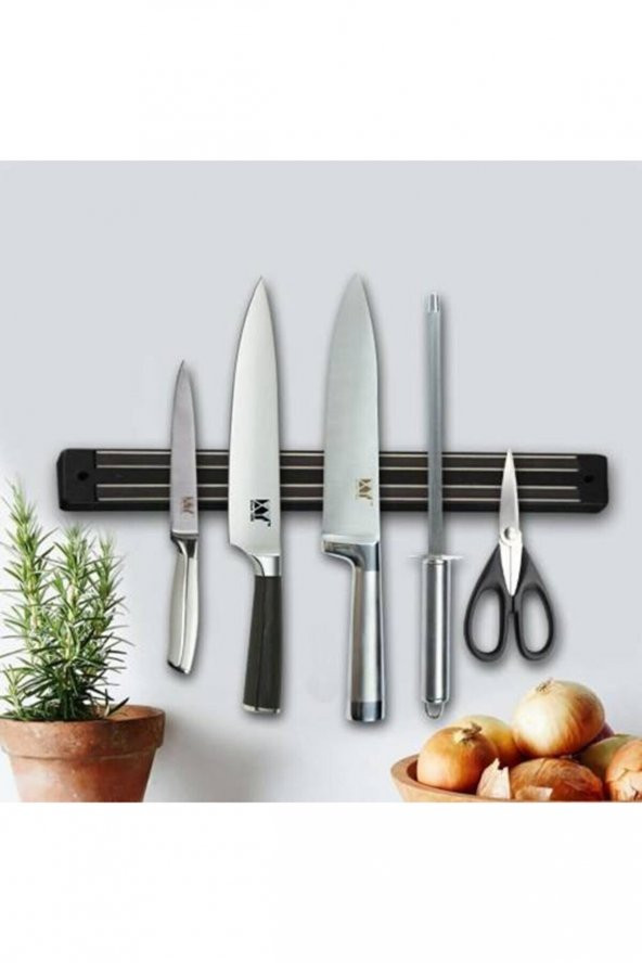 Mıknatıslı Bıçak Askısı Bıçak Tutucu Bıçak Askısı Duvara Monte 33 Cm ürün görseli 1