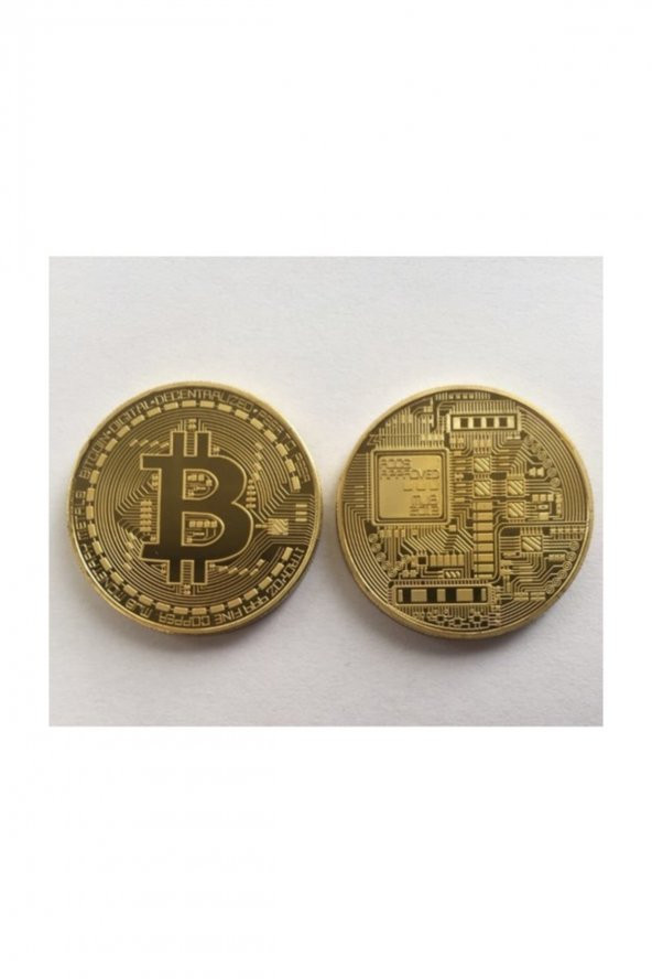 Bitcoin Madeni Para Altın Rengi Hatıra Koleksiyon Değerli Kutulu ürün görseli 1