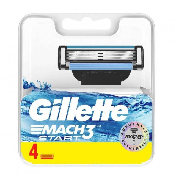 Gillette Mach3 Start Yedek Traş Bıçağı 4 Lü ürün görseli 1