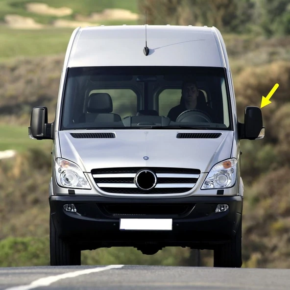 Mercedes Sprinter 07-16 Sol Dikiz Aynası Üst Camı Isıtmalı A0028115233 ürün görseli 1