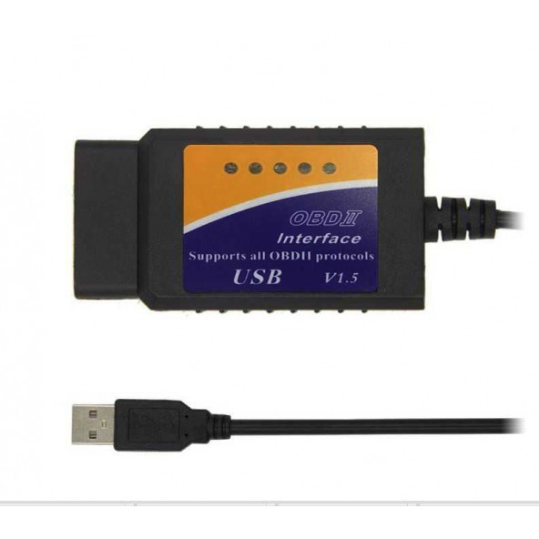 ELM327 Araç Arıza Tespit Cihazı OBD2 V1.5 (USB) ürün görseli 1