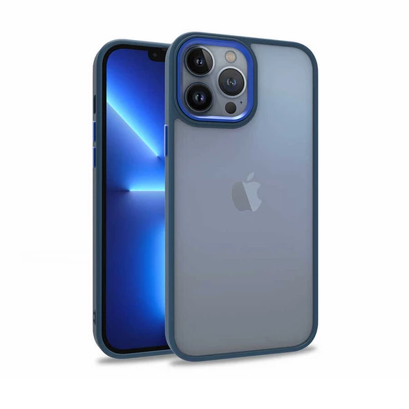 Apple iPhone 13 Pro Max Kılıf Flora Buton,Kenar Çevresi Renkli ürün görseli 1
