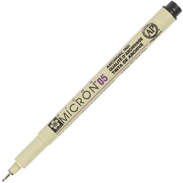 SAKURA PIGMA MICRON 05 SİYAH 0.45 MM ürün görseli 1
