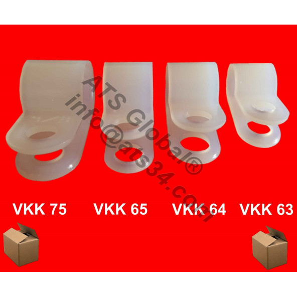 Vidalı Kablo Klipsi VKK64 300 Adet ürün görseli 1