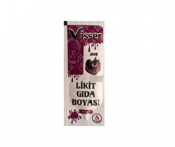 Visser Likit Gıda Boyası (12 ml) Mor ürün görseli 1