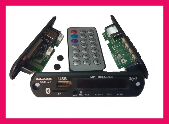 PEUGEOT 301 BLUETOOTHLU OTO TEYP USBSD ÇEVİRİCİ AUX KUMANDALI 12V FİAT LİNEA BLUETOOTHLU OTO TEYP ürün görseli 1