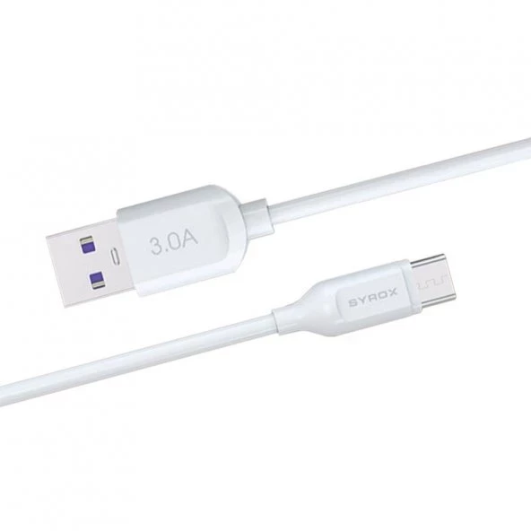 Micro Usb Girişli Özellikli 18w 3.0a Hızlı Şarj Ve Data Kablosu Syrox C108 ürün görseli 1