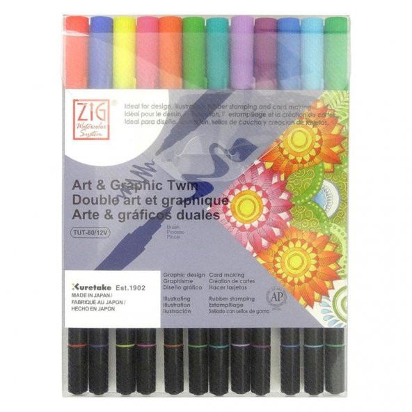 ZIG ART&GRAPHIC TWIN TUT-80/12VMU 12LI MUTED ürün görseli 1