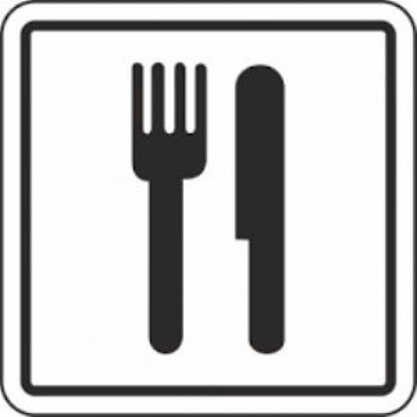 EKSTRAFIX RESTAURANT YONLENDIRME LEVHA  (YUL-218) ürün görseli 1