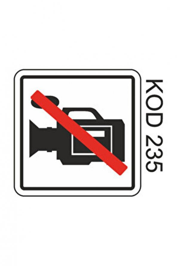 EKSTRAFIX CEKIM YASAKTIRYONLENDIRME LEVHA(YUL-235) ürün görseli 1