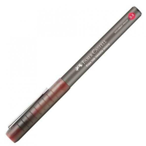 FABER ROLLER FREE INK NEEDLE 05 KIRMIZI ürün görseli 1