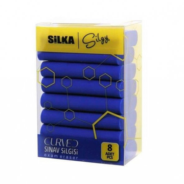SILKA SILGI SINAV CURVED 8 LI SG.53 ürün görseli 1