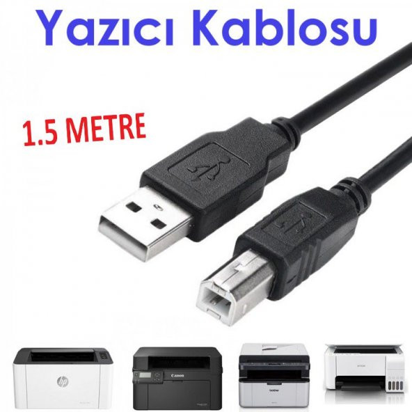 Hp Laserjet P2014 Usb Yazıcı Bağlantı Kablosu ürün görseli 1