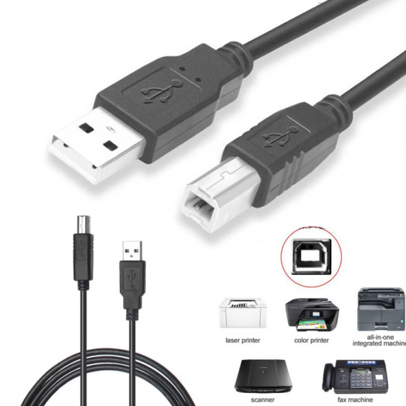 Umut Bilşim Teknolojileri - Hp Laserjet P2035n Usb Yazıcı Bağlantı Kablosu ürün görseli 1