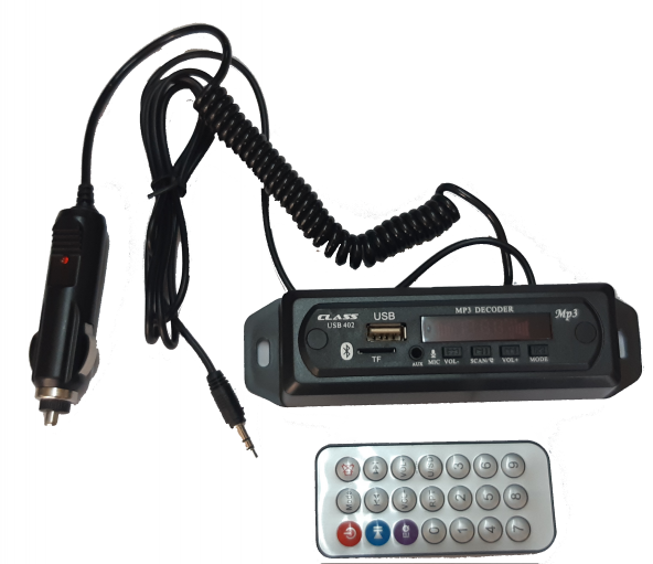 OTO TEYP DÖNÜŞTÜRÜCÜ BLUETOOTH USB AUX SD CARD (12 V) SES SİSTEMİ CONVERTER ÇEVİRİCİ MODÜLATÖR ürün görseli 1