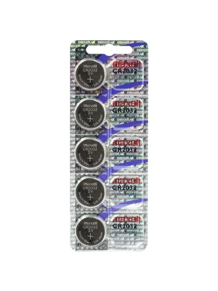 Cr2032 Lityum Maxell Hafıza Bios Pili 5li Para Pil 3v Para pil 3 volt cr 2032 ürün görseli 1