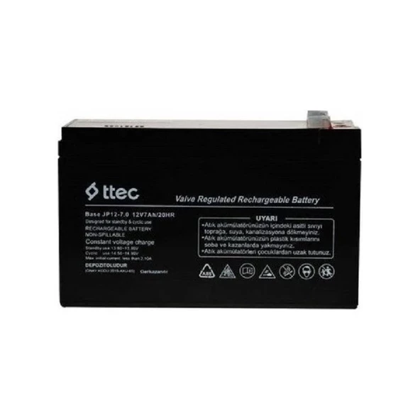 BLACK SİYAH 12V 7 AH AKÜ KURU BAKIMSIZ AKÜ 2024 ÜRETİMi 12 VOLT 7 AMPER AKÜ 12V 7AH AKÜ KURU TİP BAKIMSIZ AKÜ ürün görseli 1