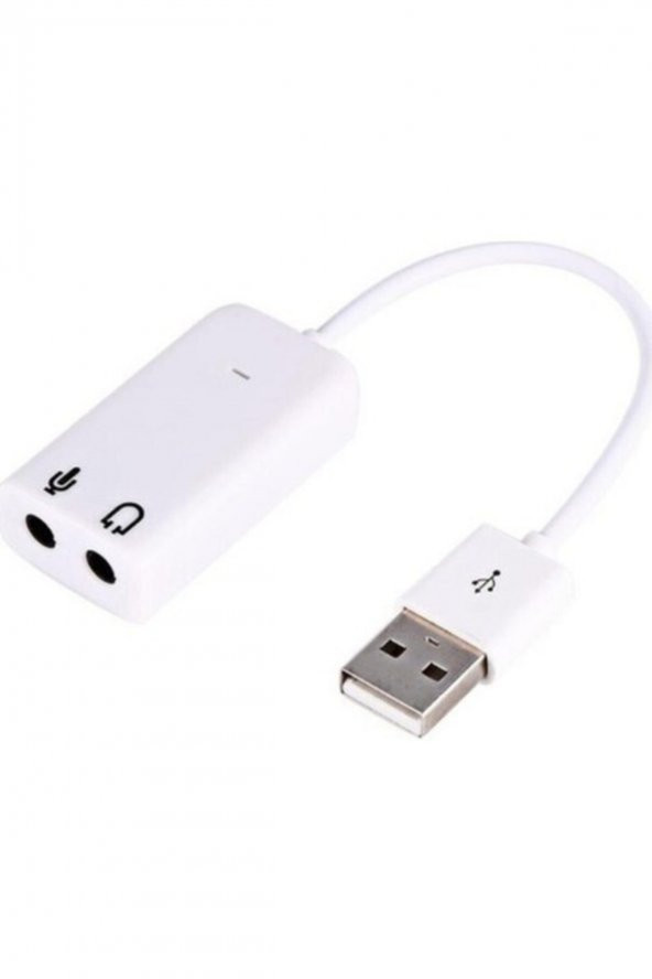 Usb Ses Kartı 7.1 3d Kablolu Tüm Işletim Sistemleri İçin ürün görseli 1