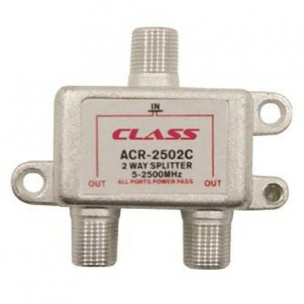 Acr-2502c 2way Splitter 5-2500mhz All Ports Power Pass ürün görseli 1