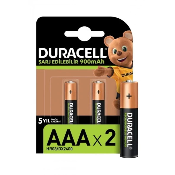 Şarj Edilebilir Aaa İnce Kalem Pil 900 Mah 2 Li 1 Blister Kumanda saat elektronik Cihaz Pili ürün görseli 1