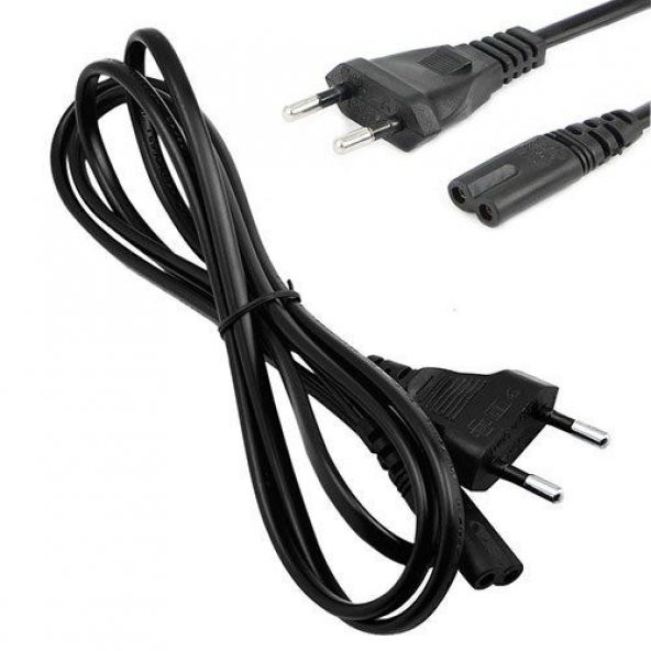 Oki Yazıcı Güç Kablosu ( 220V Ac Power Cord ) ( 220 VOLT DOUBLE CORRUGATED 2 PIN CABLE ) ürün görseli 1